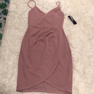 Mauve bodycon dress